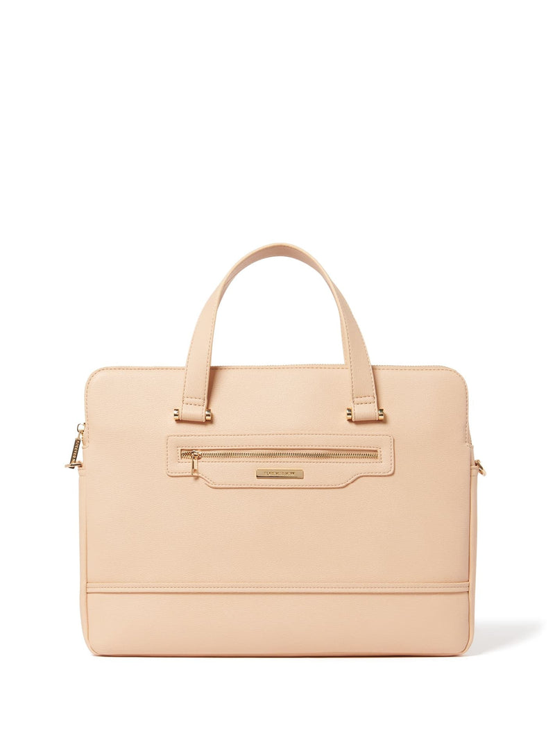 Camila Laptop Tote Bag Natural Forever New