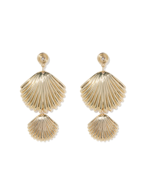 Adella Statement Shell Earrings Forever New