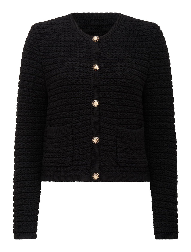 Chloe Textured Knit Cardigan Forever New
