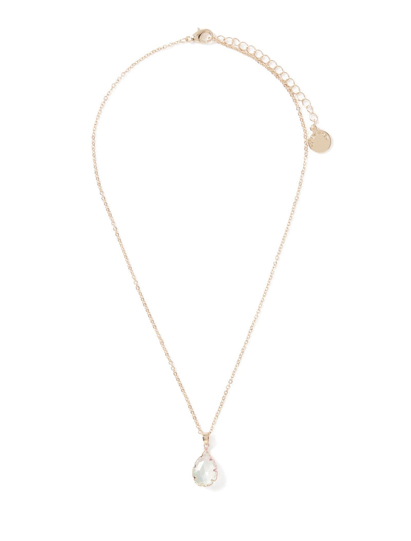 Paris Translucent Necklace Gold Forever New