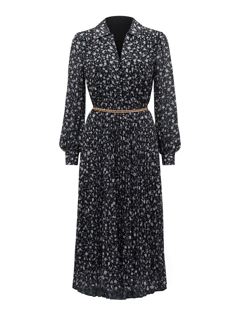 Antonella Petite Pleated Midi Dress Forever New
