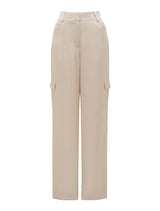 Selma Satin Cargo Pants Forever New