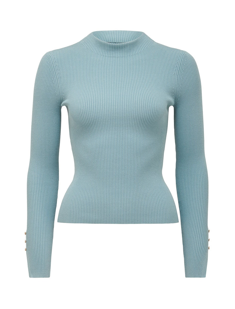 Stacey High Neck Layering Knit Top Forever New