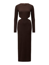 Celeste Cut Out Side Midi Dress Forever New