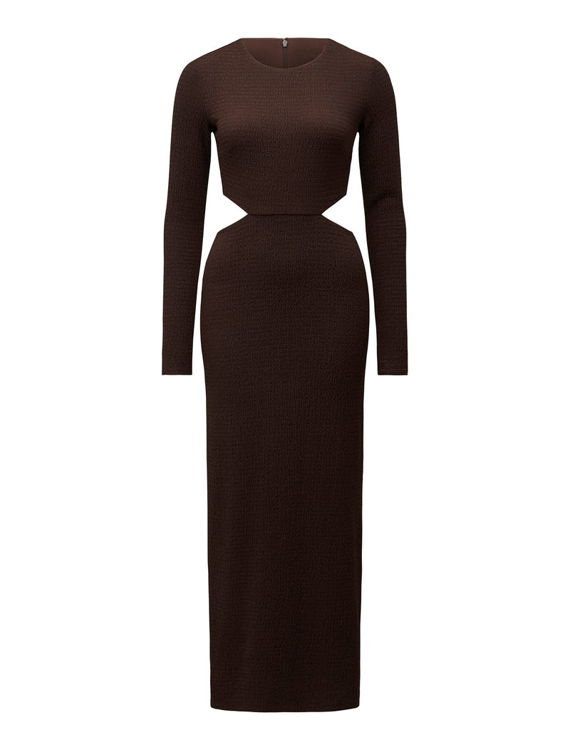 Celeste Cut Out Side Midi Dress Forever New