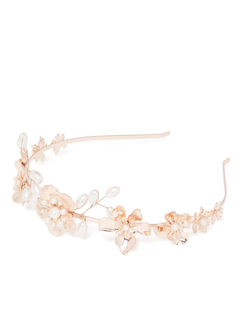 Claire Flower Pearl Headband Forever New