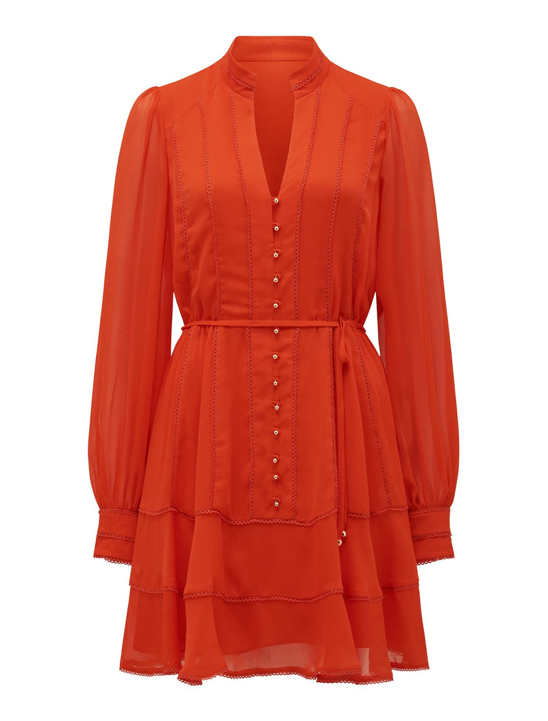 Alyssa Trim Detail Skater Dress Forever New