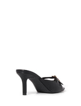 Helena Buckle Mule Heel Forever New