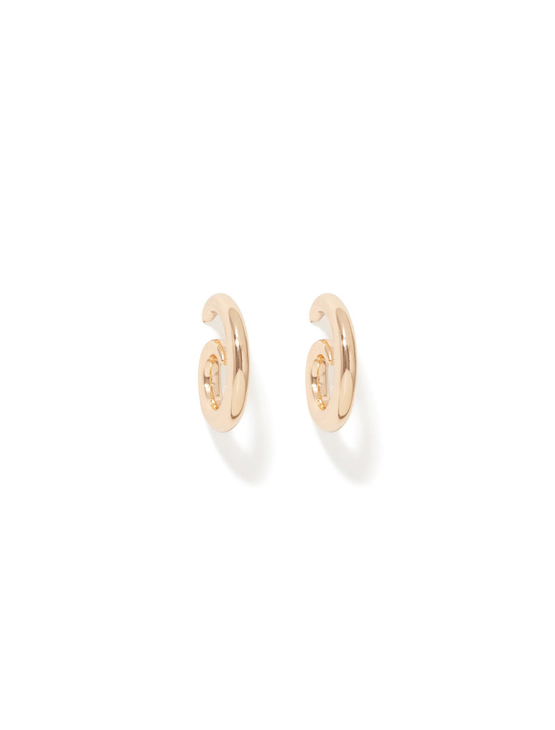 Sandy Swirl Hoop Earrings Forever New