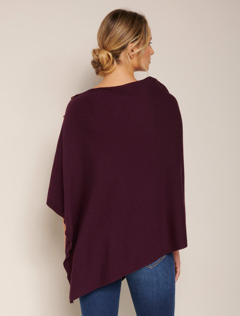 Chloe Button Poncho - Forever New