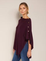 Chloe Button Poncho - Forever New