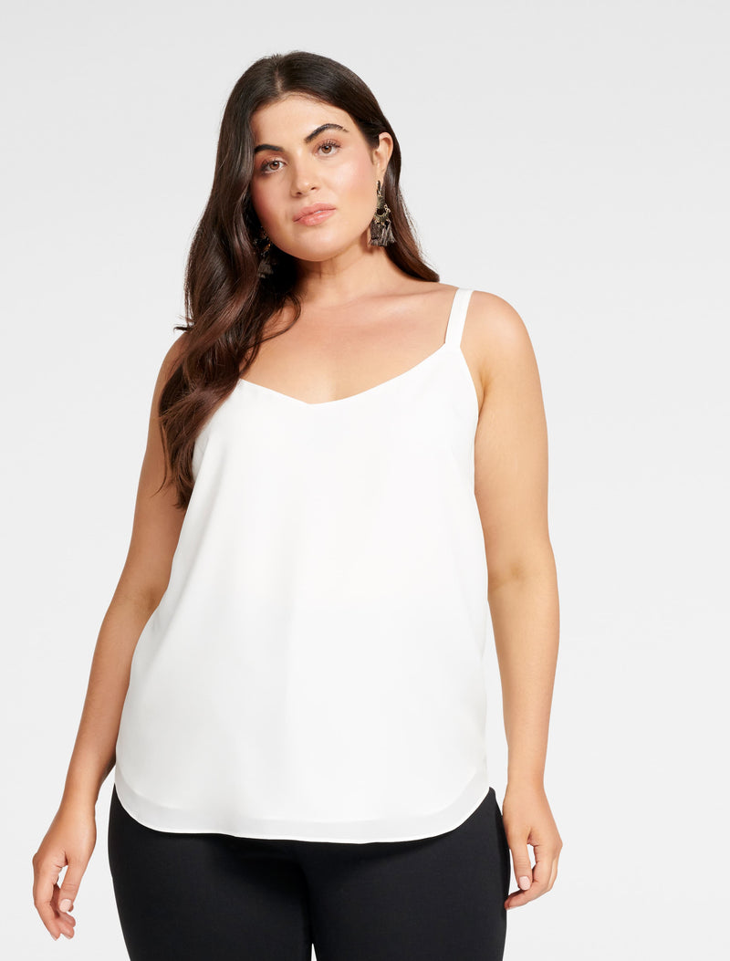 Kelly V-Neck Curve Camisole - Forever New