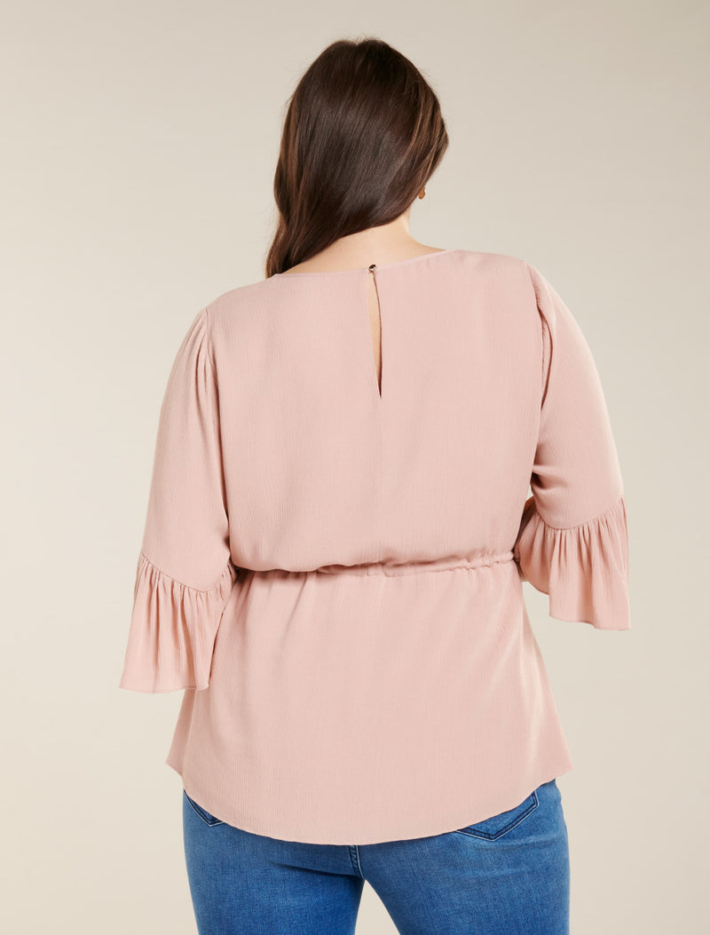 Tammy Frill Sleeve Curve Blouse - Forever New