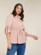 Tammy Frill Sleeve Curve Blouse - Forever New