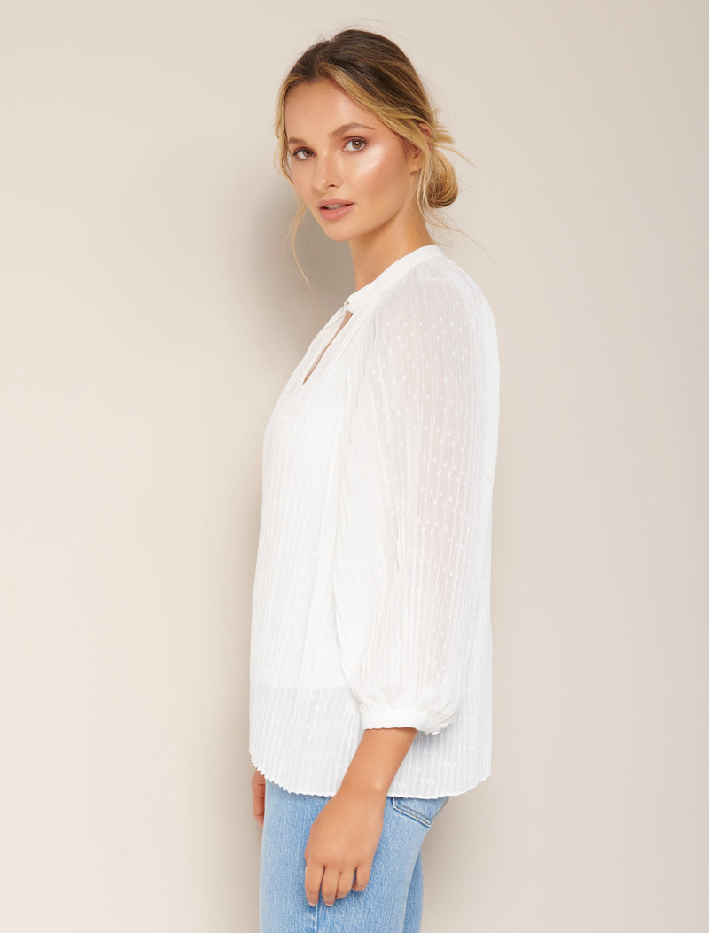 Brittany Pleated Blouse - Forever New
