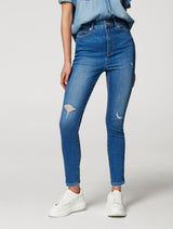 Olivia High Rise Sculpting Crop Jean - Forever New