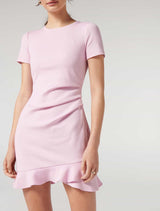 Annie Rib Short Sleeve Frill Dress - Forever New