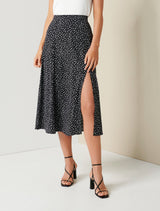 Ellie Split Midi Skirt - Forever New
