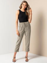 Sam Elastic Waist Relaxed Pant - Forever New