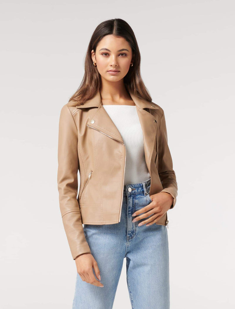 Bobbie Fitted Biker - Forever New