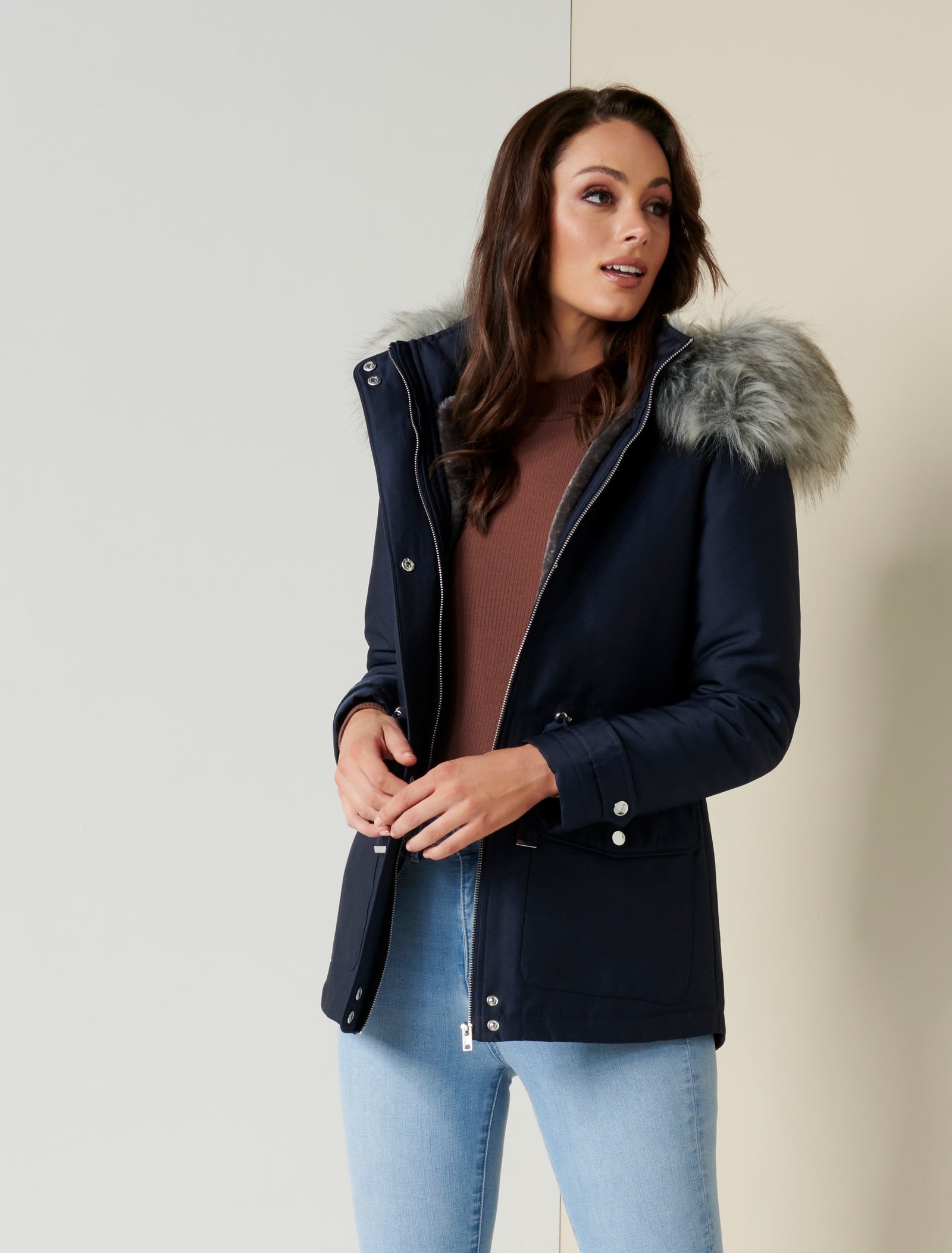 Forever new valerie parka sale