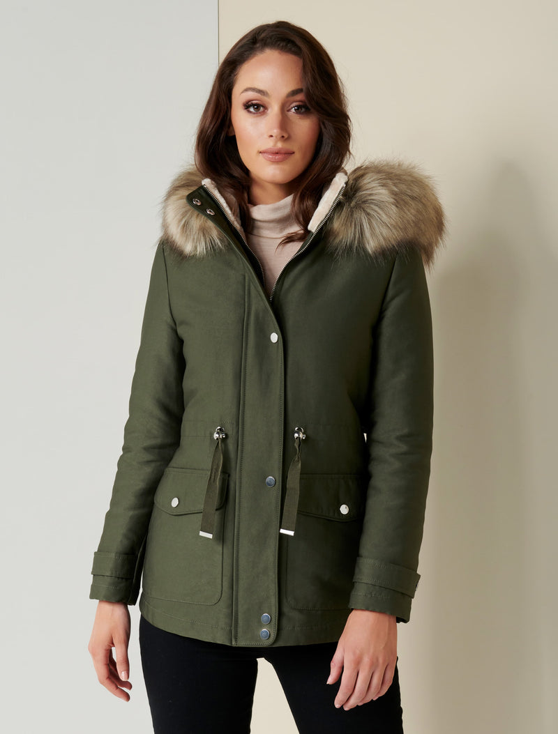 Patricia Short Parka Jacket - Forever New
