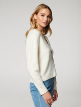 Tahlia V Neck Button Knit Cardigan - Forever New