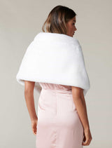 Emilia Faux Fur Cape - Forever New