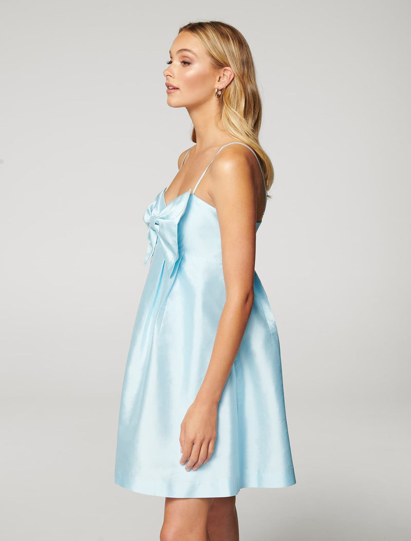 Mckenna Taffeta Strappy Mini Dress - Forever New