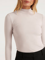 Winona Rib Long Sleeve Top Forever New