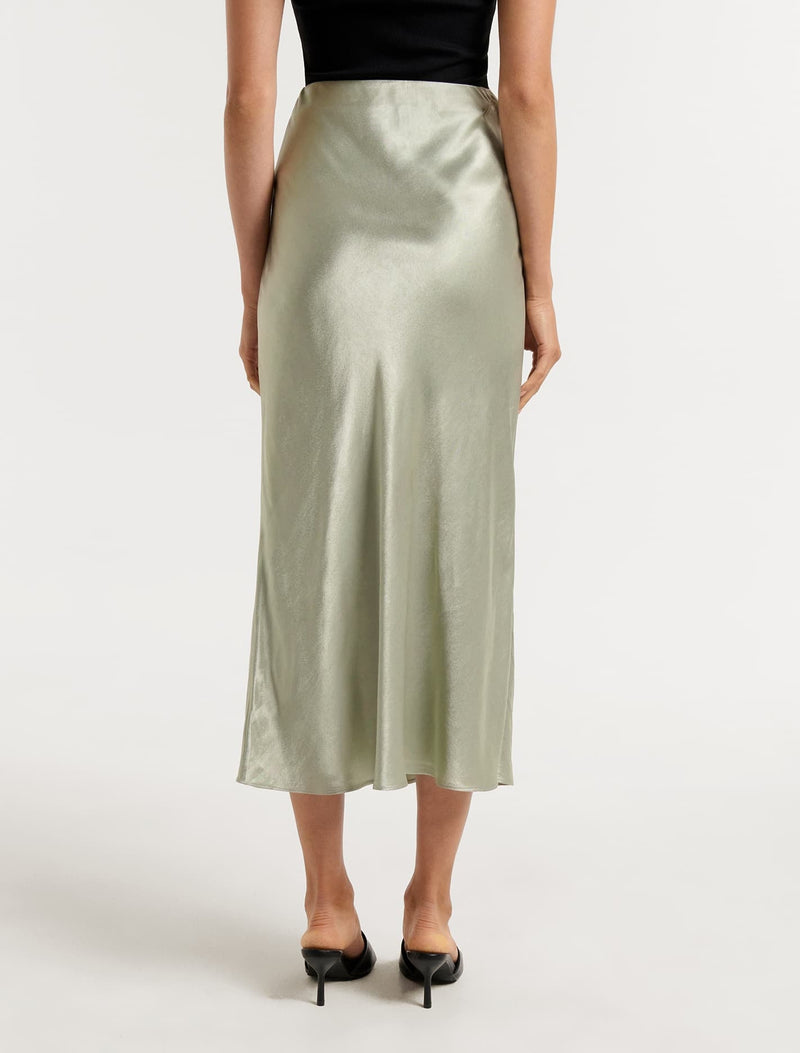 Portia Bias Midi Skirt - Forever New