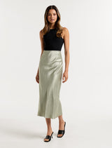 Portia Bias Midi Skirt - Forever New