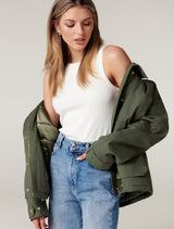 Elle Short Parka Jacket - Forever New