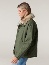Elle Short Parka Jacket - Forever New