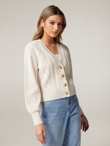 Dixon Cardigan And Knit Tank Set - Forever New