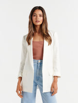 Lila Linen Blazer - Forever New