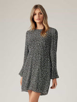 Aspen Petite Flare Sleeve Dress - Forever New
