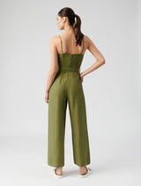 Avery Tie Waist Jumpsuit - Forever New