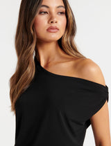Eva Tipped Shoulder Blouse - Forever New