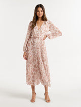 Destiny Pleated Midi Dress - Forever New