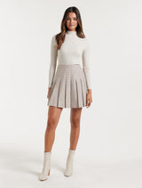 Mabel Kilt Mini Skirt - Forever New