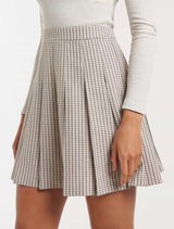 Mabel Kilt Mini Skirt - Forever New
