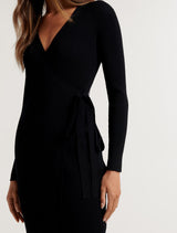Prima Wrap Knit Dress - Forever New