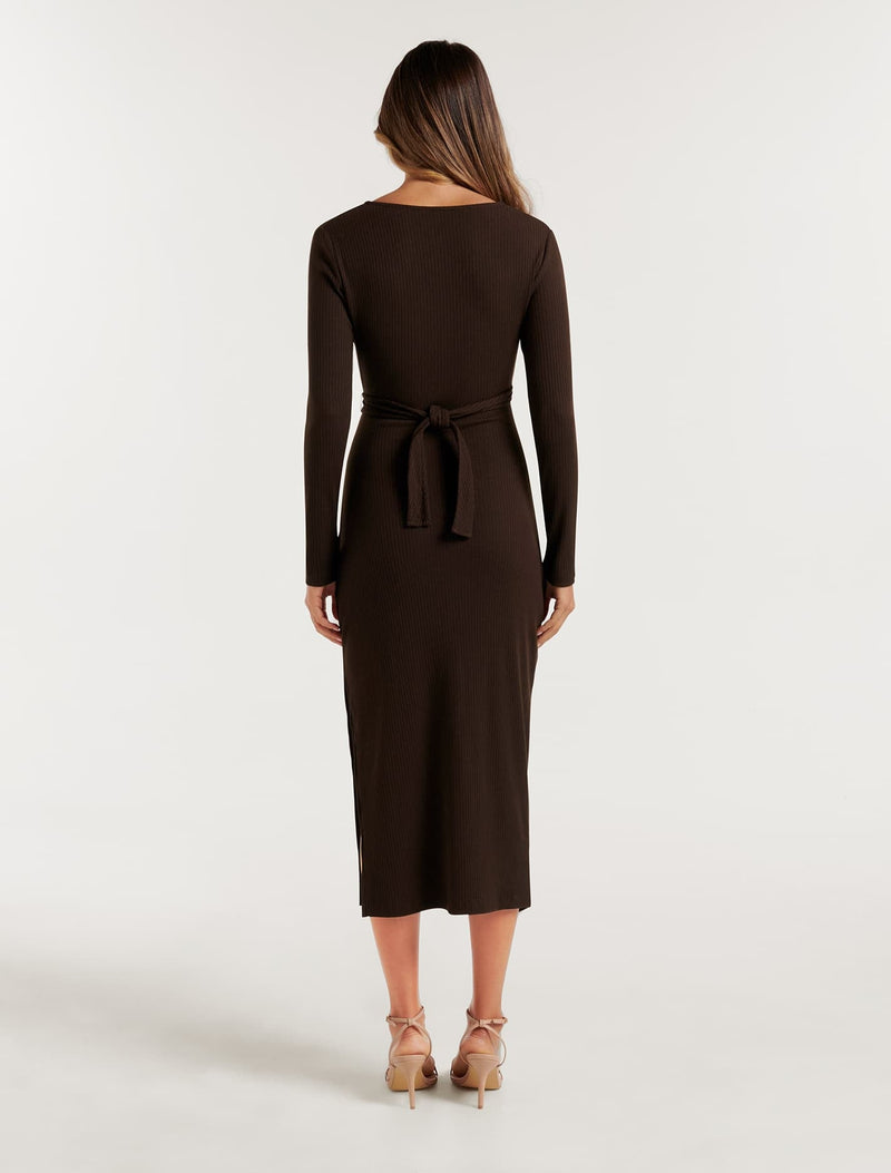Chloe Wrap Midi Dress - Forever New