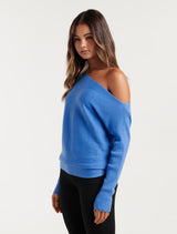 Ali Tipped Shoulder Knit Jumper - Forever New