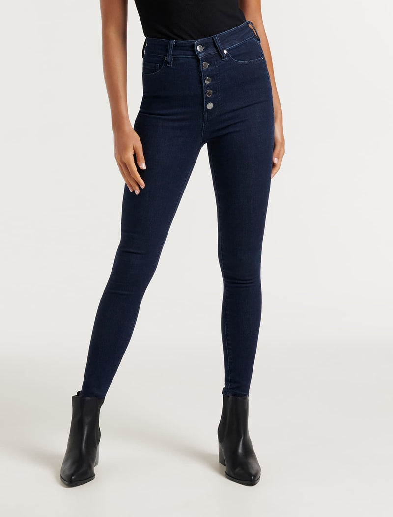 Heidi high rise ankle grazer jeans 2025