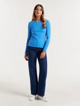Darcy Crew Neck Top - Forever New