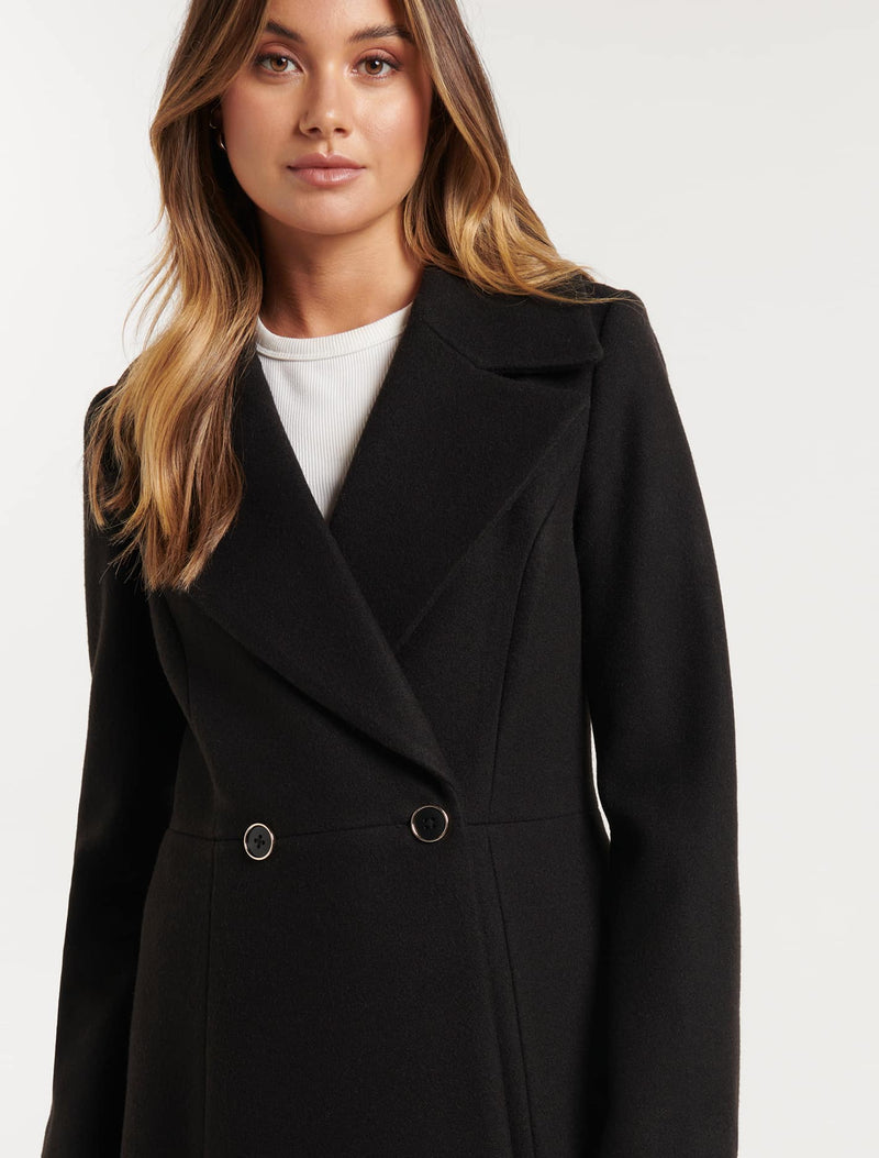 Esther Fit And Flare Coat - Forever New
