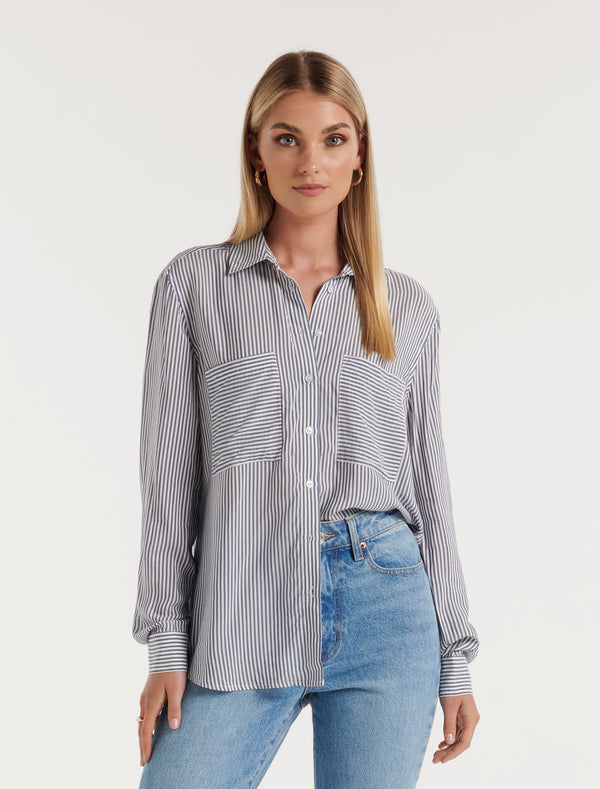 Adara Stripe Shirt Forever New