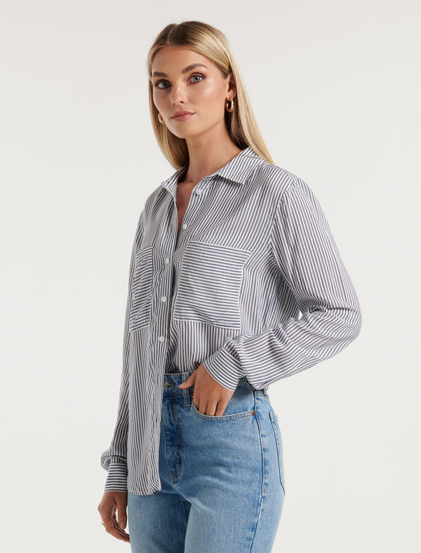 Adara Stripe Shirt Forever New